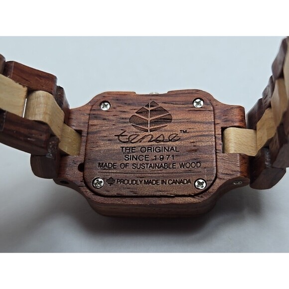 Tense Small Summit Katalox Maple Wood Watch Womens Quartz Canada New Battery main image 10